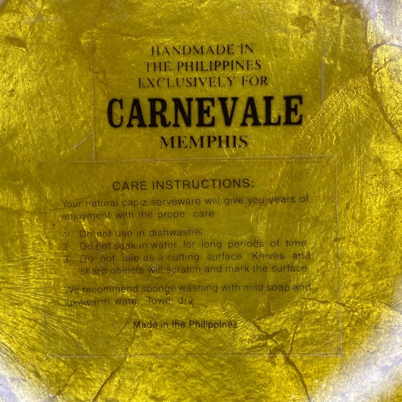 Yellow handmade kappa shell plate - Picture 2 of 2